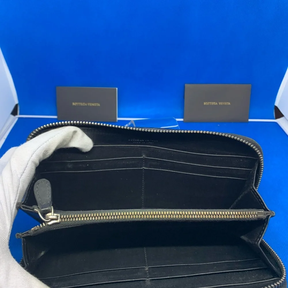 Bottega Veneta‎ Nappa Intreciato black continental wallet